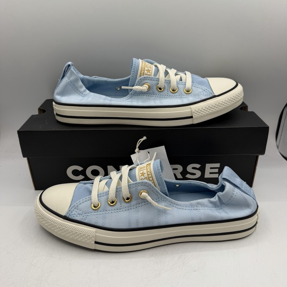 Converse Shoreline Slip On Shoes Womens Size 7.5 Blue IT/Egret Sneakers A13001F